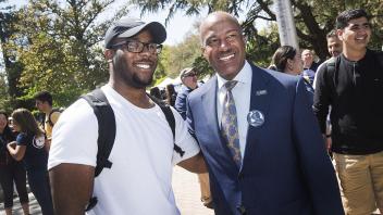 Chancellor Designate Gary May Welcome Event on Friday, April 14, 2017.