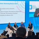 Chancellor May participated in a panel with higher education leaders from around the world
